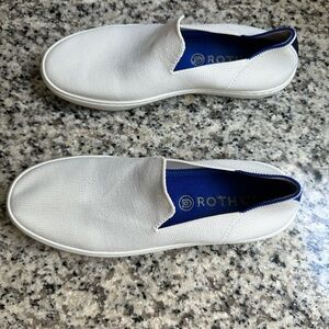 Rothy's Original White Slip On Knit Sneaker Women 8